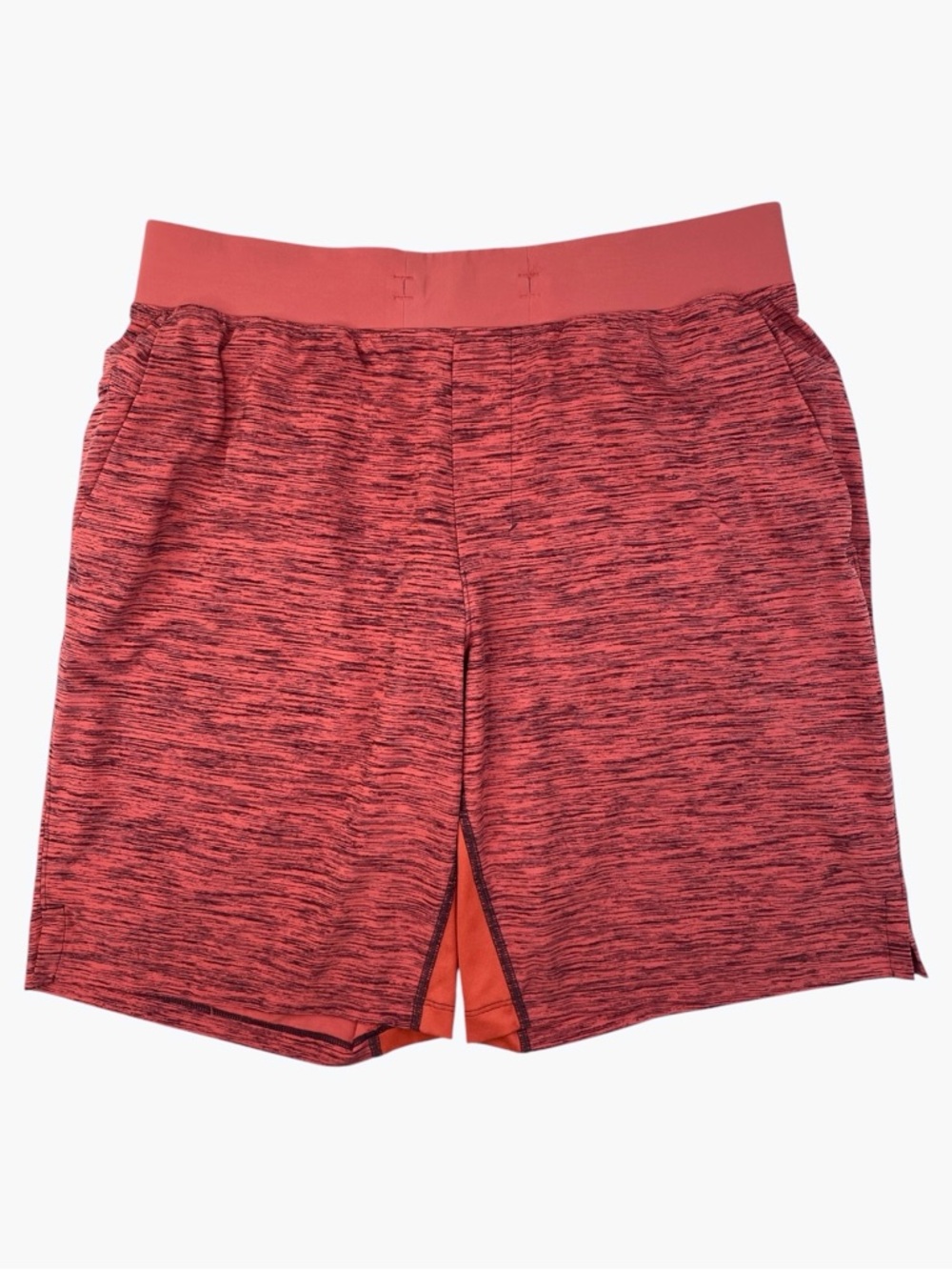 LULULEMON T.H.E. Short 9" Linerless Shorts - Heathered Orange - Size L